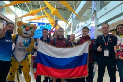 La delegación rusa ya se encuentra en Venezuela para la disputa de los Juegos.