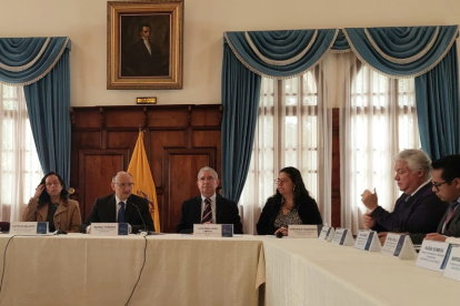 Preparación. Las entidades nacionales se reunieron en la Cancillería.