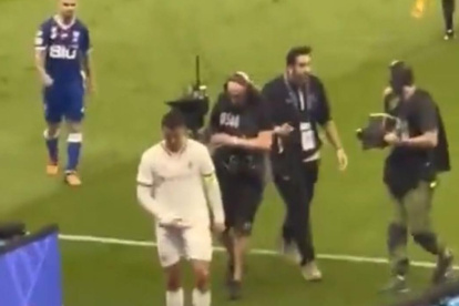 Cristiano Ronaldo hizo un polémico gesto a los hinchas