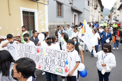 Convocatoria. La iniciativa fue de los habitantes, la misma que se coordinó con la Policía Nacional para su resguardo