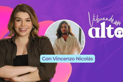 Vincenzo Nicolás en un episodio de Vibrando Alto.