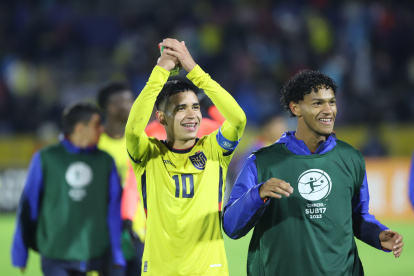 Kendry Páez es la figura de la Tri. Marcó el gol de la importante victoria sobre Argentina.