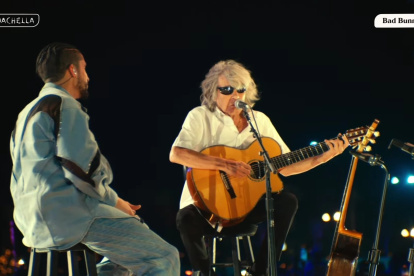 El boricua llevó al escenario de Coachella a su compatriota, el cantante José Feliciano