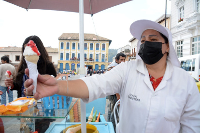 Centro. Los tradicionales helados de paila son parte de la cultura quiteña.