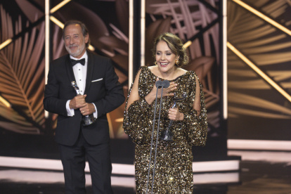 Cristina Umaña y Guillermo Francella.se llevaron su estatuilla.