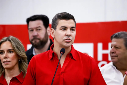 El candidato a la Presidencia de Paraguay, Santiago Peña, en una fotografía de archivo.
