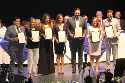 Ceremonia. Los nuevos vocales del Consejo de Participación recibieron sus credenciales.