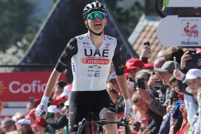 El ciclista de UAE  Emirates venía de ganar la Amstel Gold Race y la Flecha Valona.