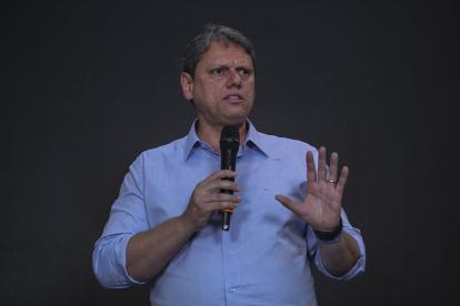 El gobernador de Sao Paulo, Tarcísio de Freitas, en una fotografía de archivo.