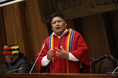 Peter Calo es asambleísta por Pachakutik.