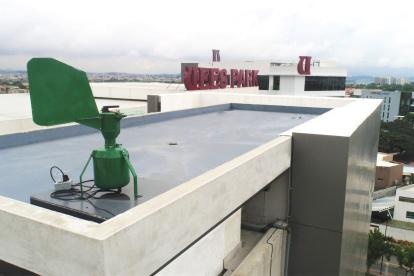 Ubicación. El sistema de aerobiología está colocado en la UEES.