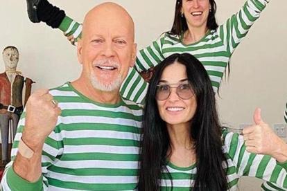 Bruce Willis y Demi Moore mantienen una buena relación hasta hoy. La actriz ha estado pendiente de la enfermedad de su ex.
