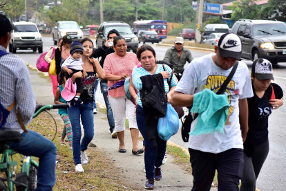 El número de migrantes que han cruzado Honduras este año es una cifra histórica, más del triple que las 22.962 que ingresaron al territorio hondureño en el mismo período de 2022, según datos del Instituto Nacional de Migración (INM) consultados por EFE. Foto de archivo. EFE/José Valle