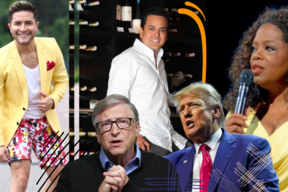 Jorge Heredia, Daniel Molina, Oprah Winfrey, Bill Gates y Donald Trump integran la lista de EXPRESIONES.