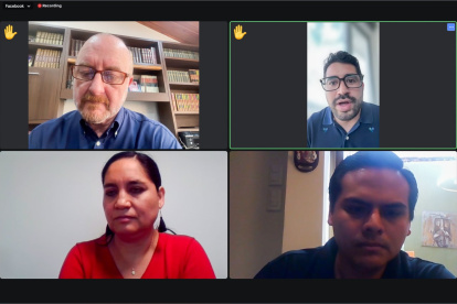 Reunión. La comisión se reunió telemáticamente este domingo para resolver la aprobación de la ejecución del presupuesto