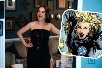 Sue Storm es la Mujer invisible en los Cuatro fantásticos