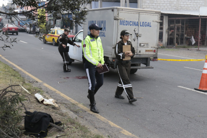 Pericias. Tras un evento de este tipo, miembros del SIAT analizan la zona