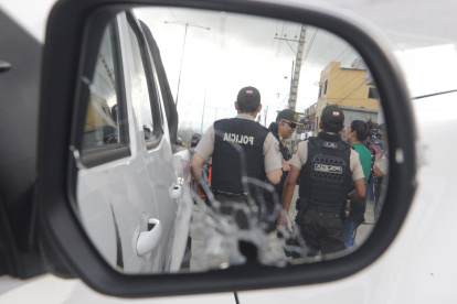 Situación. Muchos de los policías que operan en las grandes ciudades provienen de otras provincias.