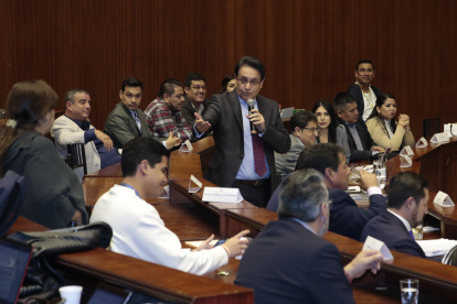 Fernando Villavicencio, presidente de la mesa de Fiscalización