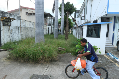 Transitar por las peatonales de la avenida Pérez Concha, de Urdesa, es un peligro.