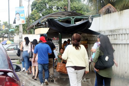 El paradero está ubicado en los exteriores de la Junta, en la Pedro Menéndez Gilbert