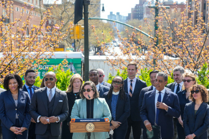 Hecho. En la presentación oficial de Kathleen Corradi. Su primera gran acción será la ejecución de un proyecto dotado con 3,5 millones de dólares contra los roedores en Harlem, uno de los barrios de Manhattan.