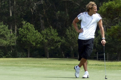 Forlán decidió que el Golf sería su nuevo pasatiempo luego de retirarse del fútbol