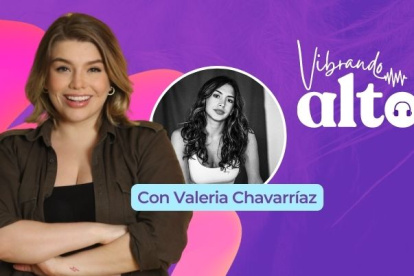 Valeria Chavarríaz en un episodio de Vibrando Alto.