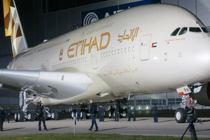 Nave.- Uno de los aviones de la aerolínea