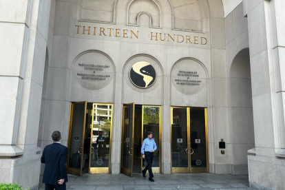 Fachada del BID, en Washington DC.