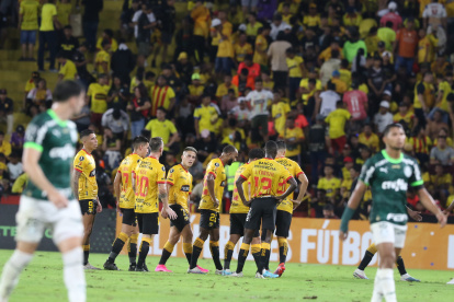 Barcelona se quedó con 3 puntos en el grupo C de la Copa Libertadores, por detrás de Bolívar y Palmeiras, que sumaron 6 unidades.