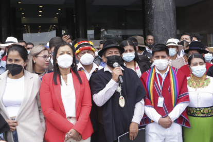 Destitución. Las pugnas en Pachakutik ya se vieron con Guadalupe Llori.