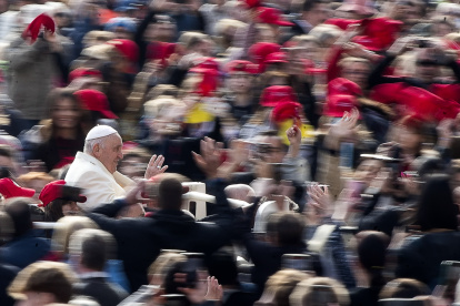 Imagen de archivo del papa Francisco en el Vaticano.