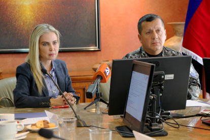 Mónica Heller y General Víctor Herrera acuerdan trabajo conjunto