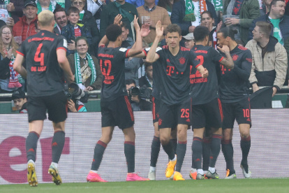 El Bayern obtuvo una importante victoria en el campo del Werder Bremen.