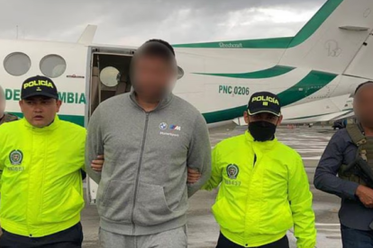 Foto del croata al ser capturado