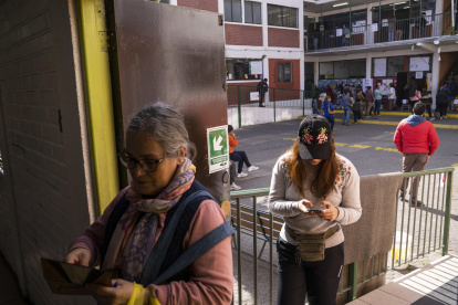 Los ciudadanos acudieron a votar en las elecciones del Consejo Constitucional 2023.