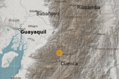 La magnitud del sismo fue de 5.4 con epicentro en Azogues.