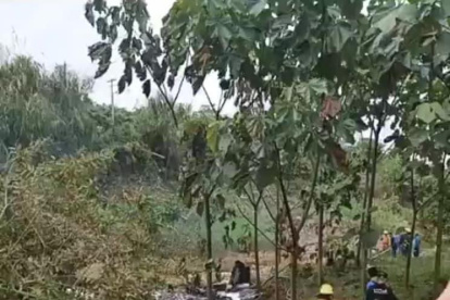 En el aparato iban tres personas, dos de ellas, incluido el piloto, murieron en el lugar