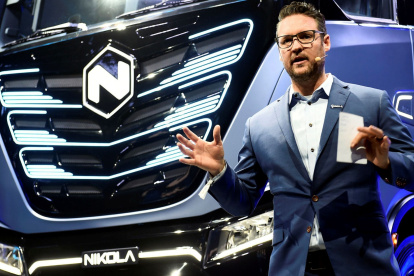 Empresa.- La compañía de camiones de la marca Nikola.