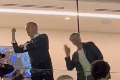 Varios fanáticos del Real Madrid no estuvieron de acuerdo con la celebración del padre de Haaland en el Bernabéu.