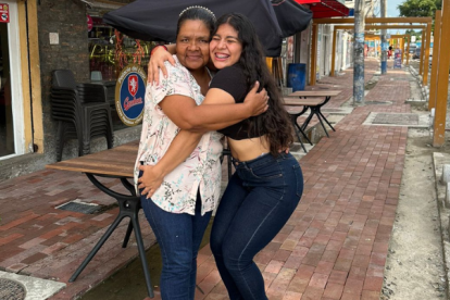 Bella Arreaga, madre de una halterofilista que ha logrado ganar importantes medallas.