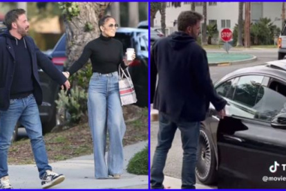 Ben Affleck y Jennifer López.