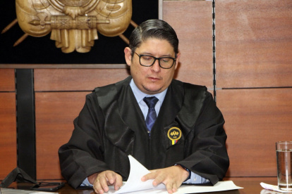 Juez. Macías conocía el caso de los vocales de la Judicatura.