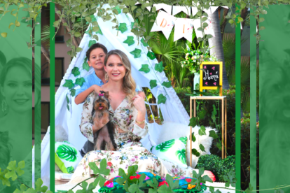 Una influencer altruista.