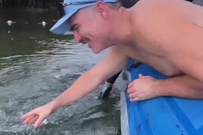 Captura de pantalla del video que generó polémica. Al editarlo se cortó todo el contexto real del mismo.