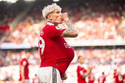 El jugador argentino Alejandro Garnacho anotó el segundo tanto.