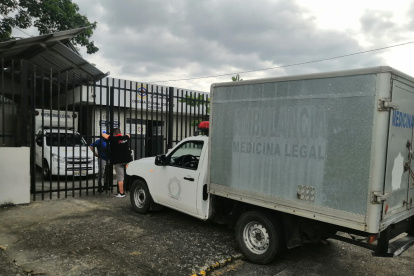 Mocache. Medicinal Legal recogió el cadáver de la casa.