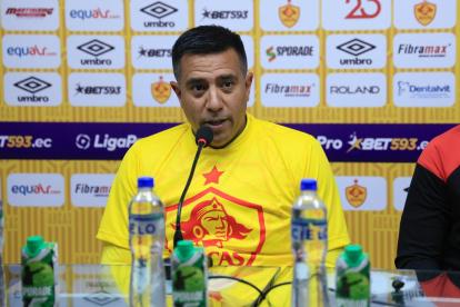 El DT está inconforme con la actuación del VAR en los últimos partidos de Aucas.