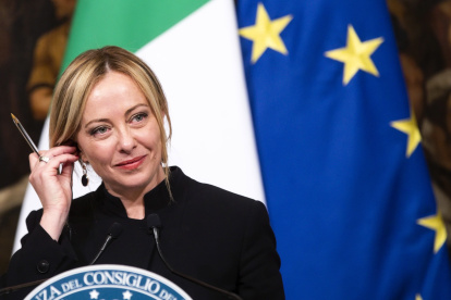 La primer ministra italiana, Giorgia Meloni